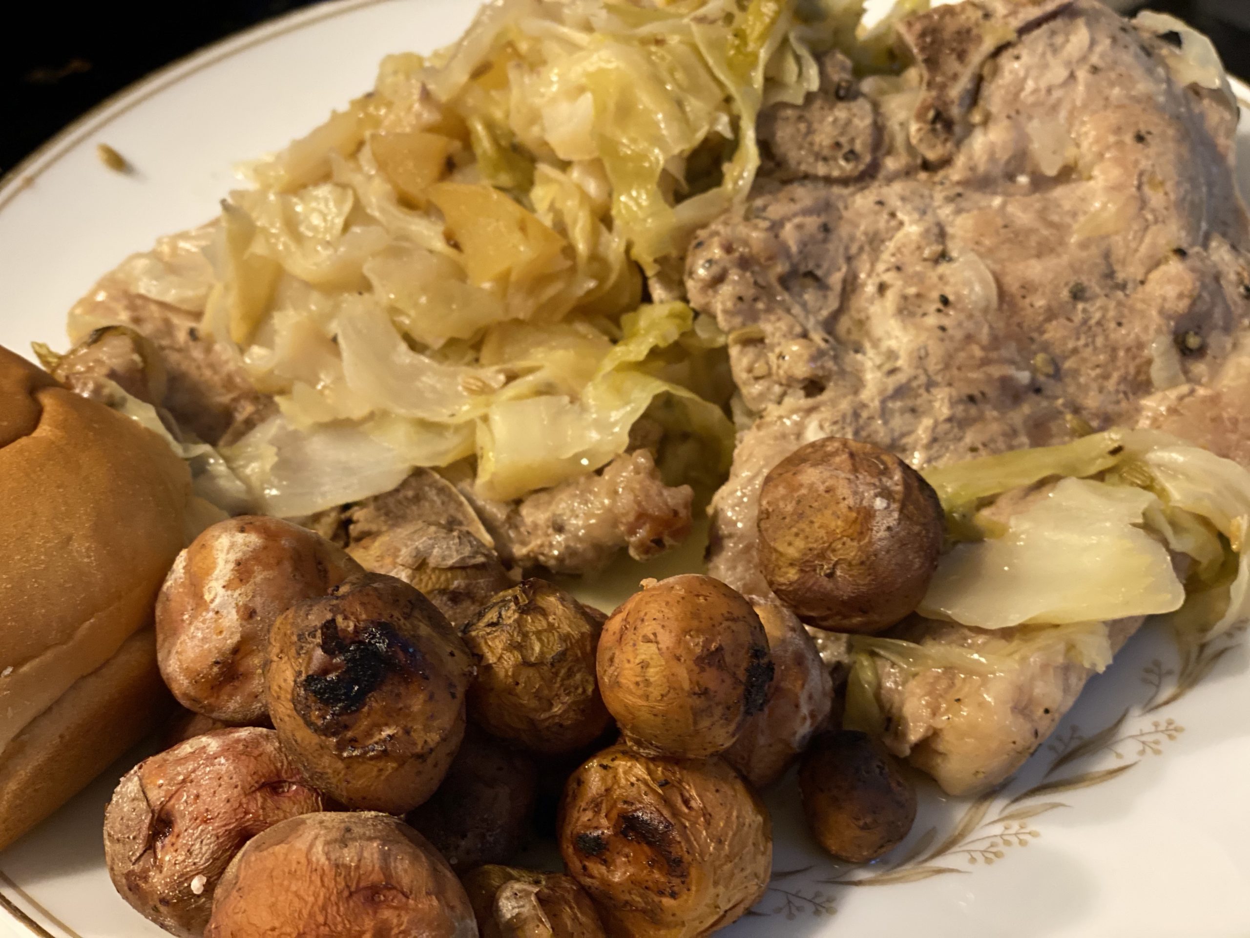 Locally Grown Eats: Cabbage, Apples, & Chops