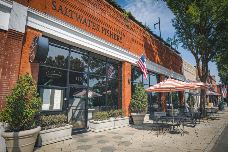 Front outside view of Saltwater Fishery