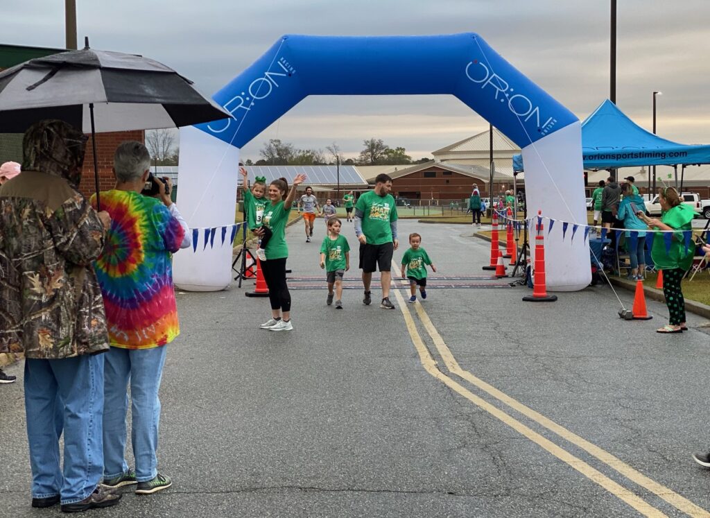 Road Race finish line