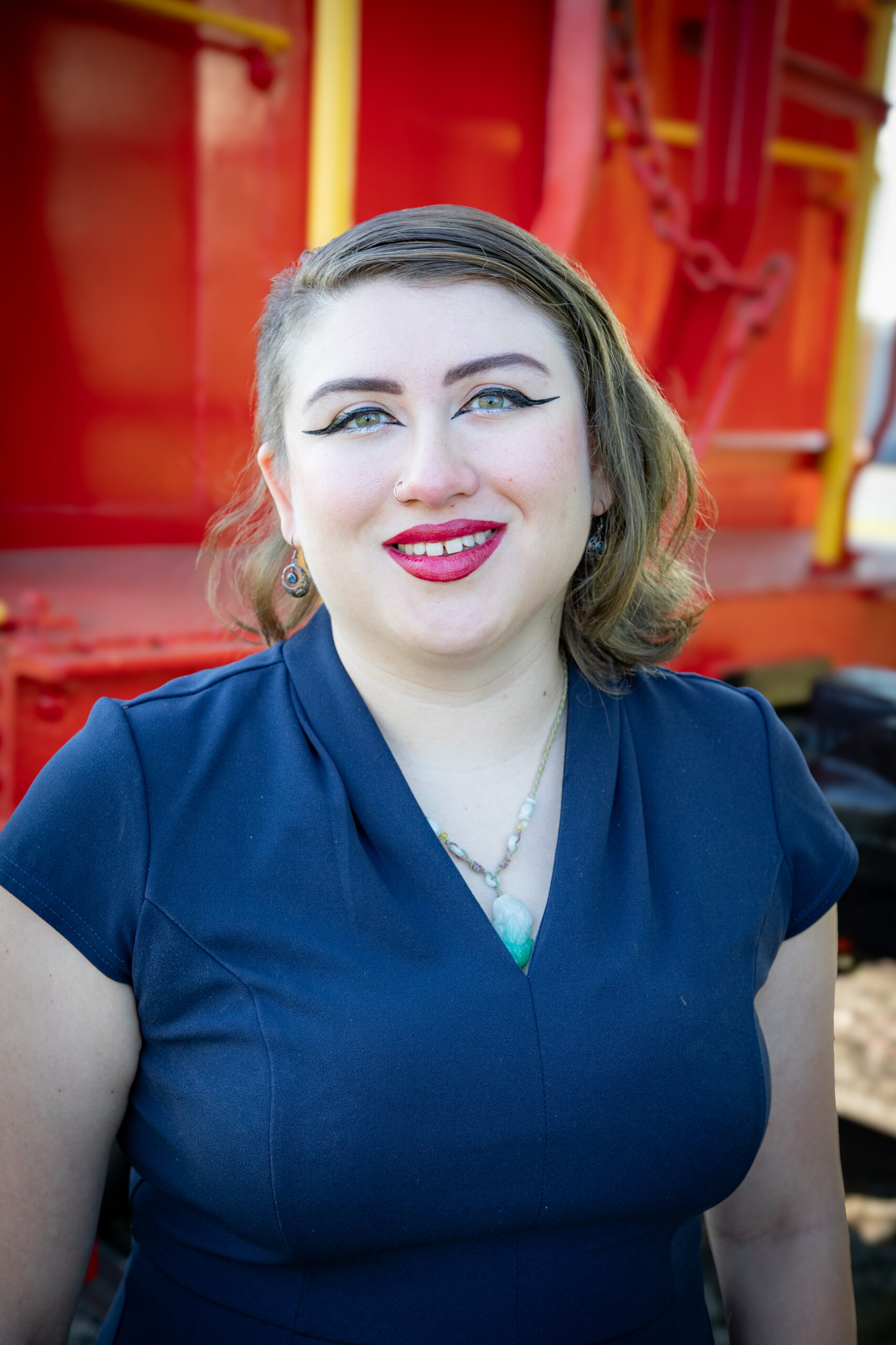 Project Manager Arilyn Erickson at Railroad Park.