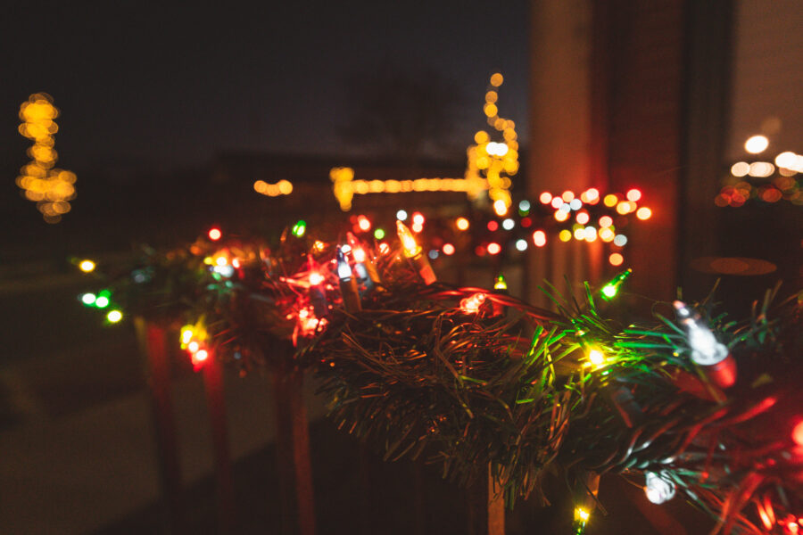 Close up of a Christmas Display for Merry & Bright Nights