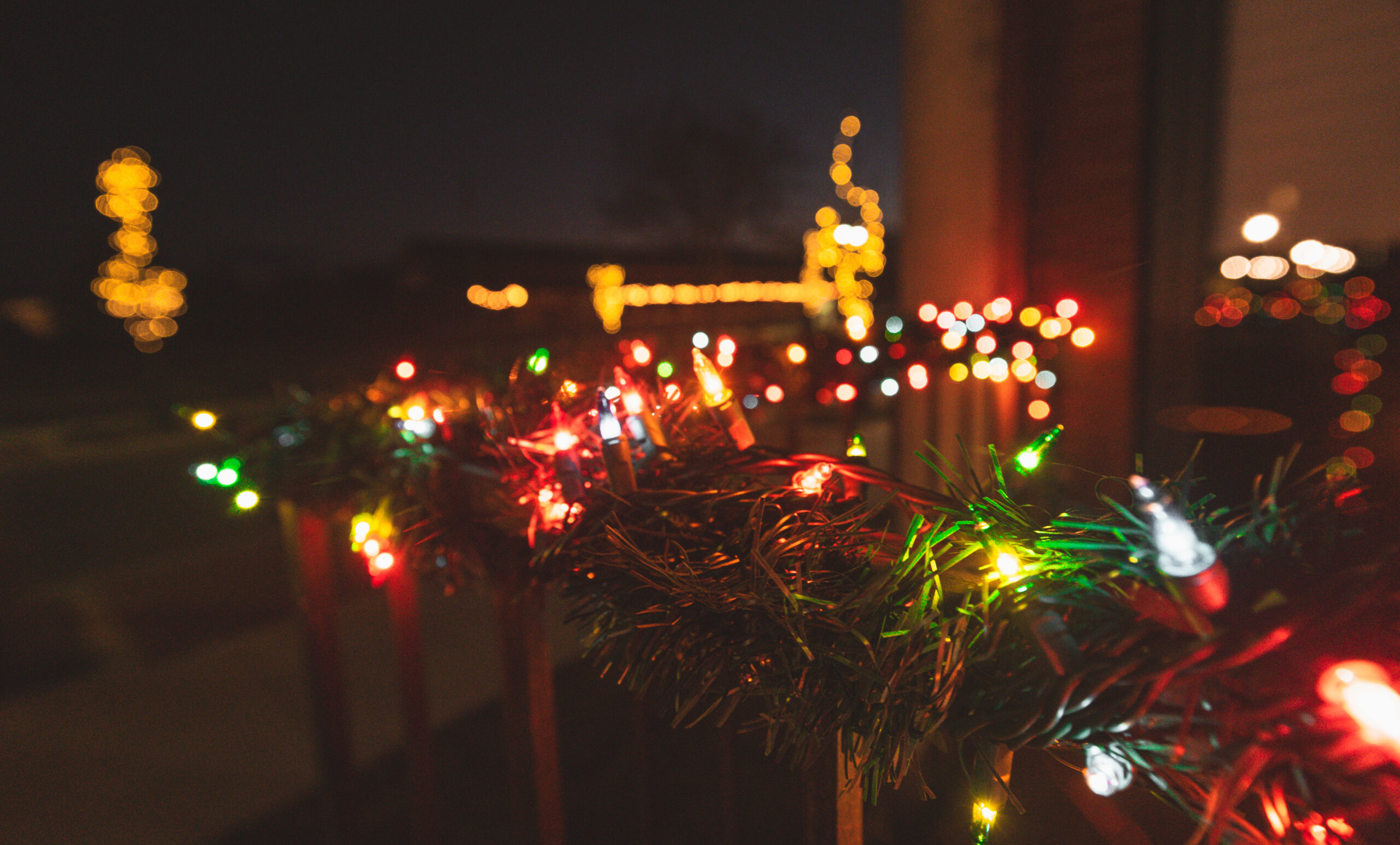 Close up of a Christmas Display for Merry & Bright Nights